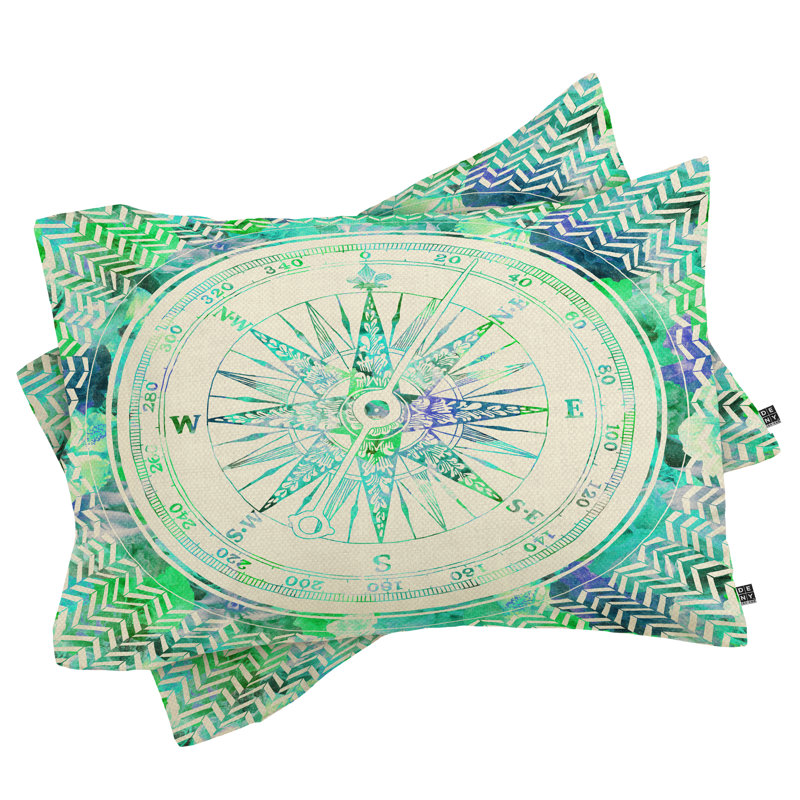 Follow Your Own Path Mint Pillowcase, Standard