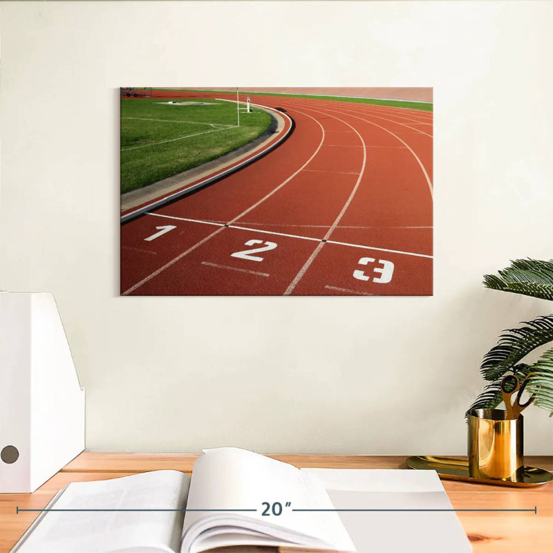 Pistes d'athlétisme, H 8 po x l 12 po