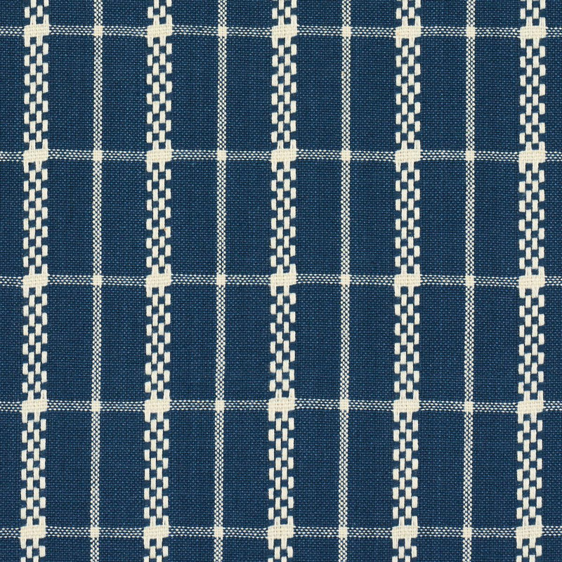 Tissu à carreaux Boyd, Indigo
