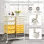 Rebrilliant 15 tiroirs organisateur roulant chariot utilitaire outils de rangement Scrapbook papier multi-usage-2092313004