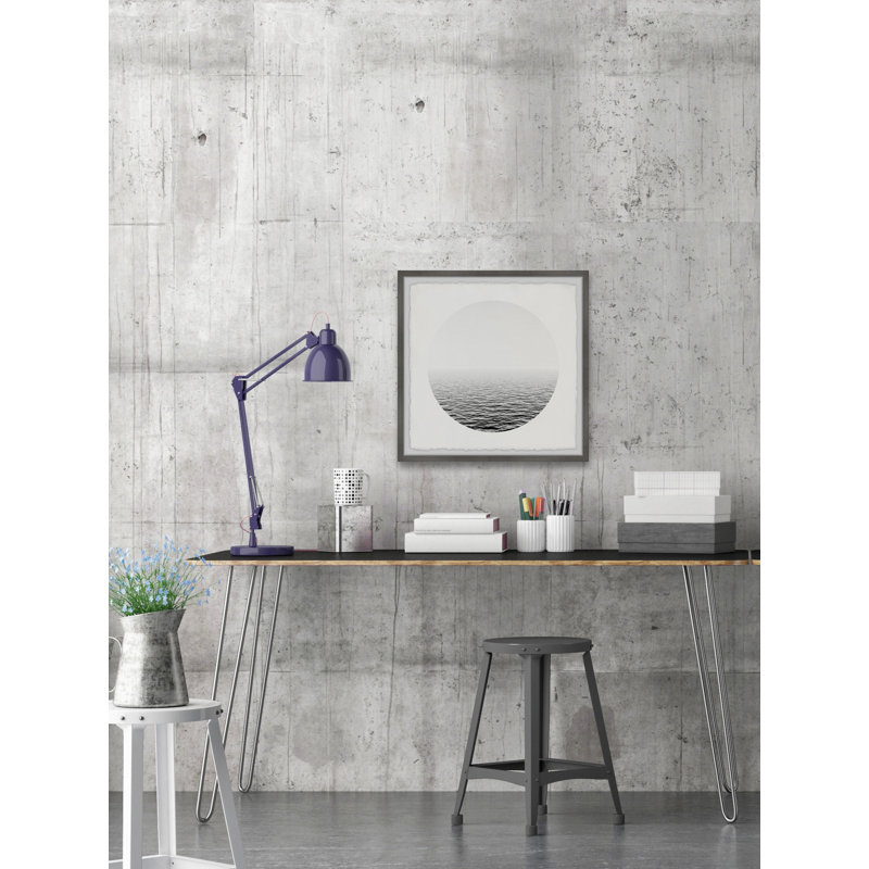 Grey Light - Single Picture Frame Print, 45cm H x 45cm W x 3.81cm D