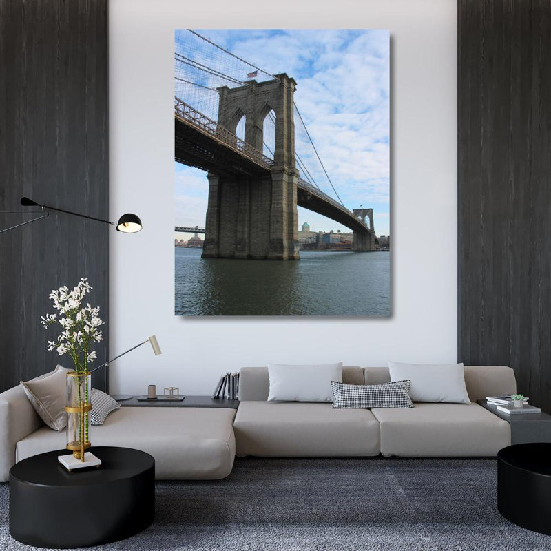 Pont de Brooklyn à New York, H 48 po x l 36 po