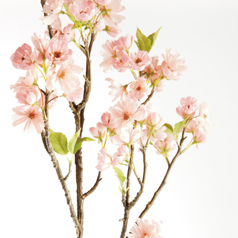 DOUBLE BRANCHES DE FLEURS DE Cerisier 46 po, ensemble de 2, Rose