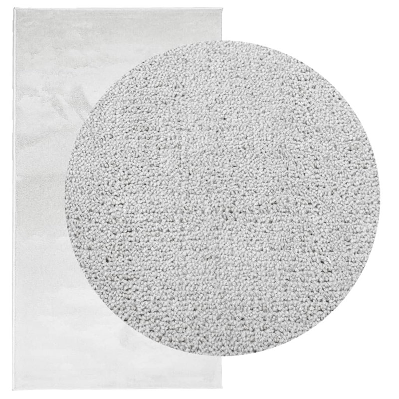 Nahlen Solid Colour Area Rug, Rectangle 60 x 110cm