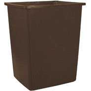 Plastic Open Kitchen Trash Can