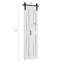 Porte de grange pliable en bois manufacturé de 84 po avec trousse de quincaillerie d'installation-101005994