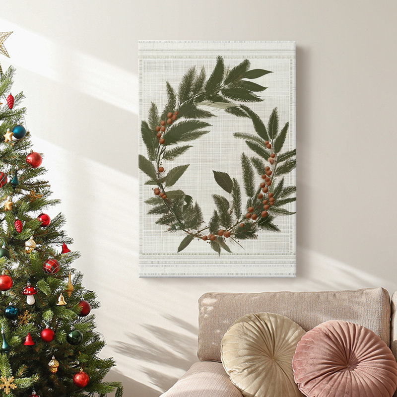 Art des Fêtes de Noël - Toile tendue avec châssis CCGLX III, H 18 po x l 12 po
