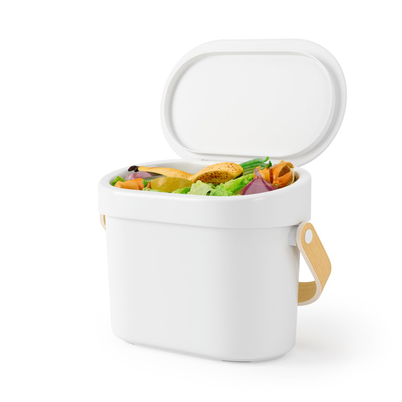 Bellwood Compost Bin Wht/Nat
