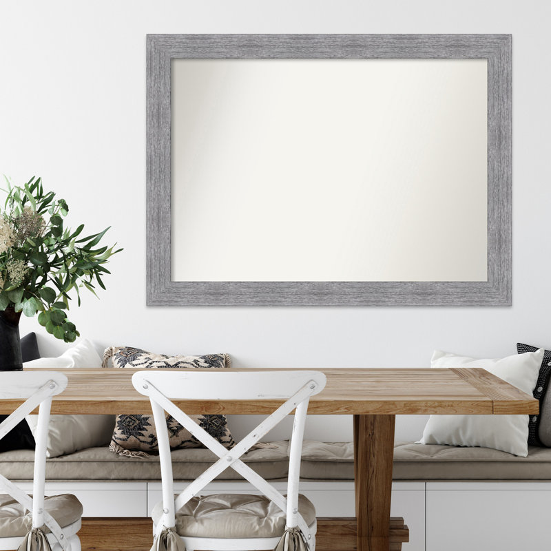Miroir de salle de bain Bark, 32" H x 43" W, Dark Oak