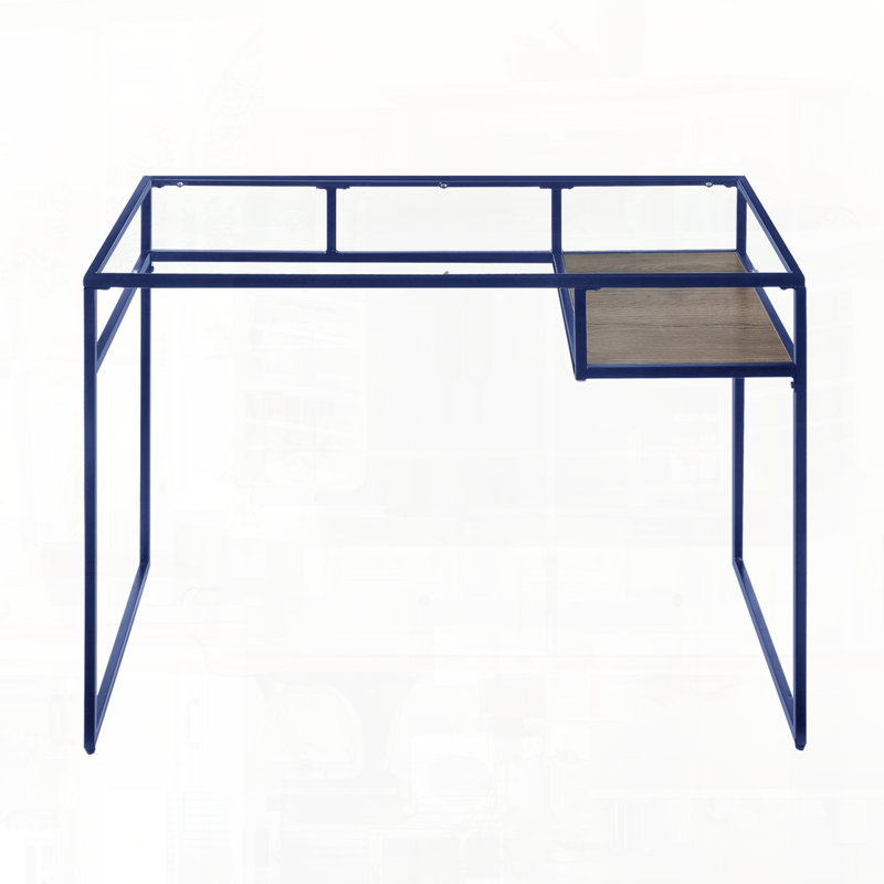 Bureau d'écriture avec plateau en verre