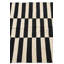 Tapis noir et blanc Newsom