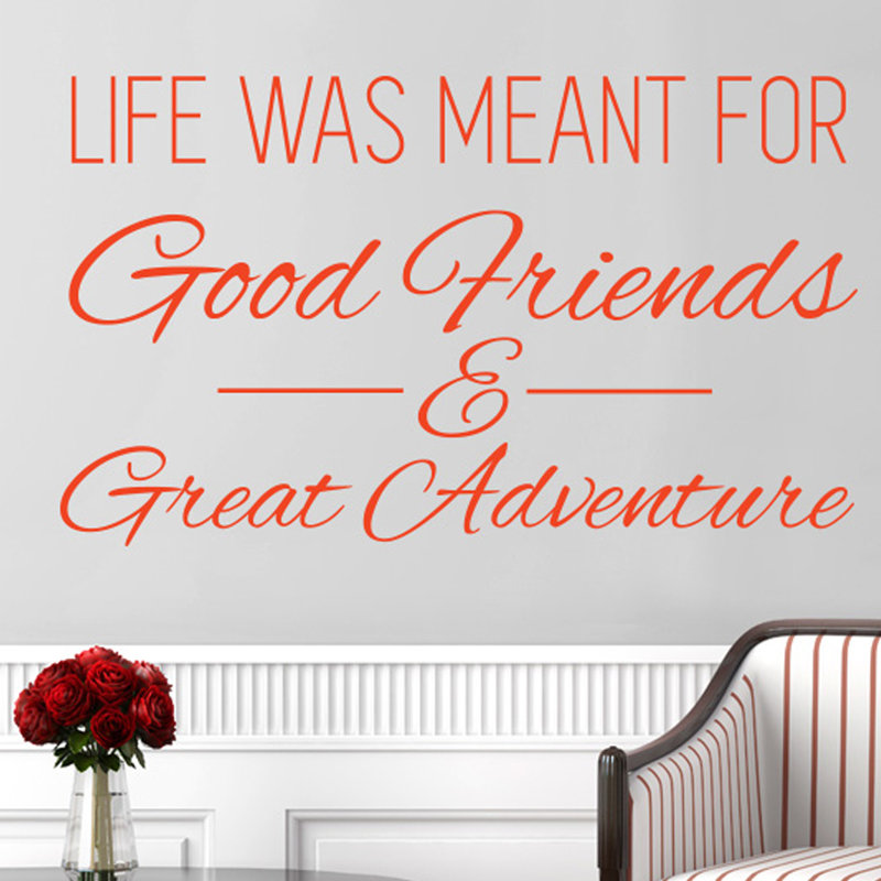 Wall Decal, Orange, Medium