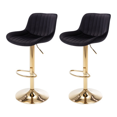 Tabouret pivotant rembourré Garnich