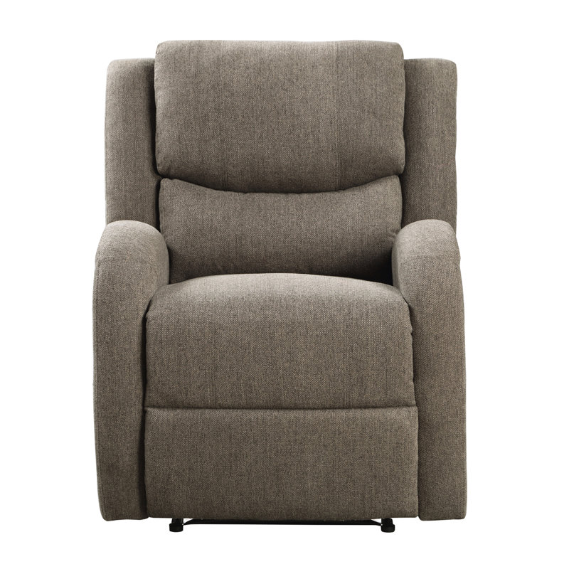 Modern Living Room Furniture 1Pc Power Reclining Chair Upholstery Plush Seating Solid Wood Frame
