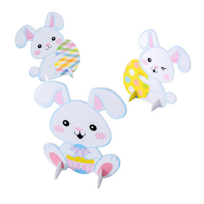 Ensemble de centre de table pour lapin Fun Hippity Hoppity de Fun - 3 pièces