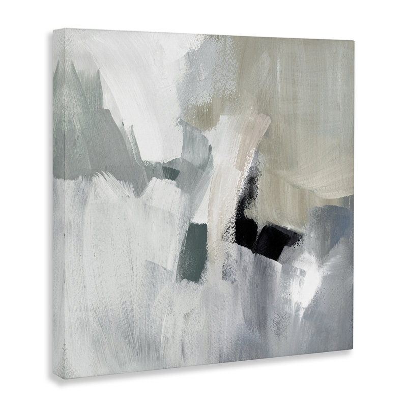 «Quiet In Grays», art mural sur toile par Lanie Loreth, H 24 po x l 24 po