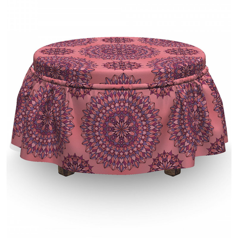 Box Cushion Ottoman Slipcover