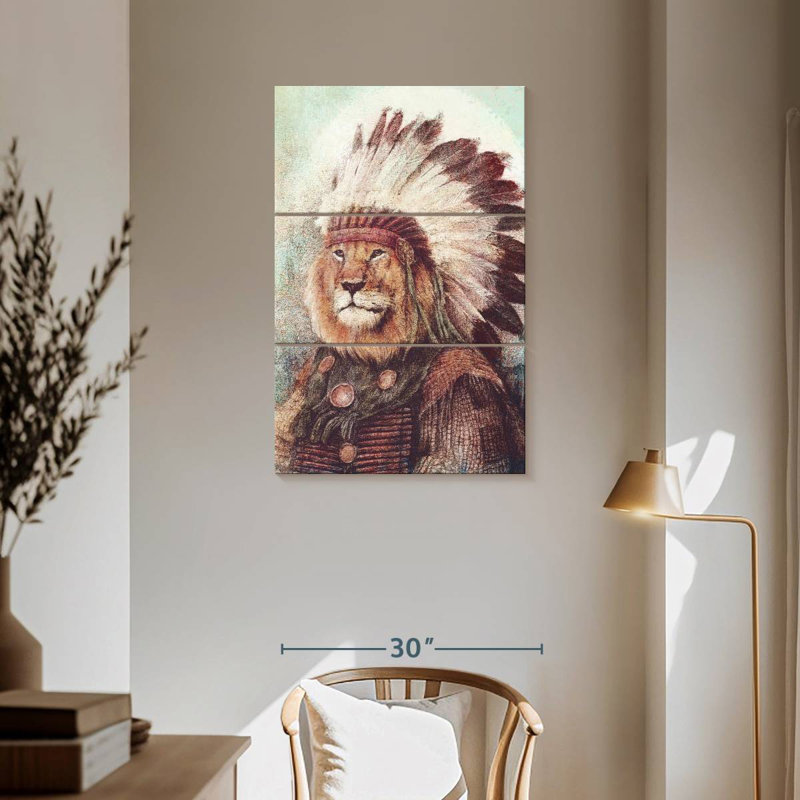 Ketti Chief I, 57" H x 36" W