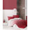 Premium 100% Cotton Ranforce Quilt Cover Set, Red & White | Includes 63 x 87 Duvet Cover, 63 x 94 Flat Sheet & 20 x 28 Pillowcase | 140 Thread Count, Machine Washable, Elegant Button Closure Design