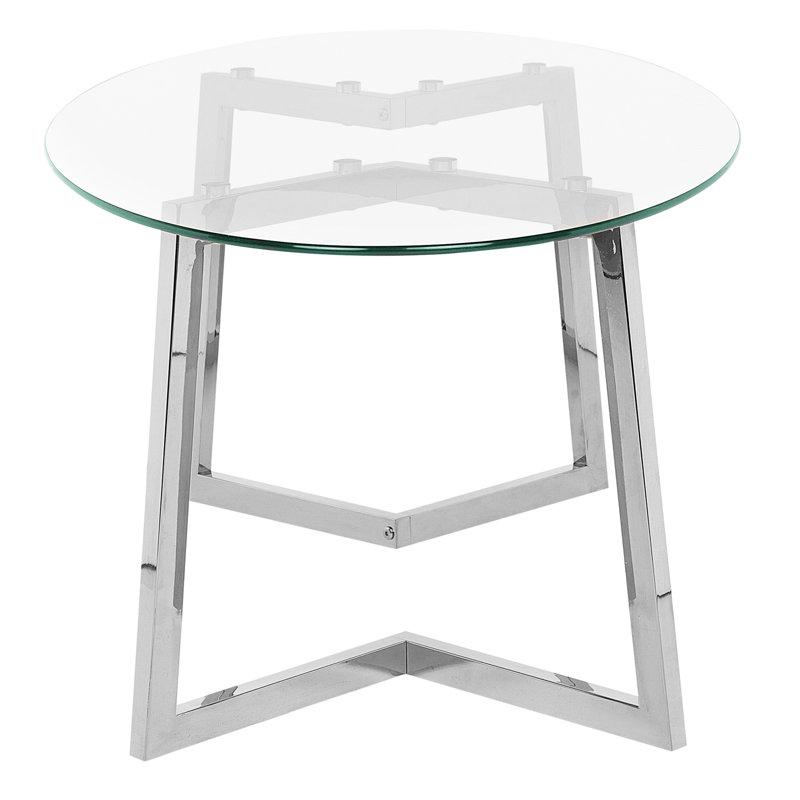Royston Sled Coffee Table, Silver