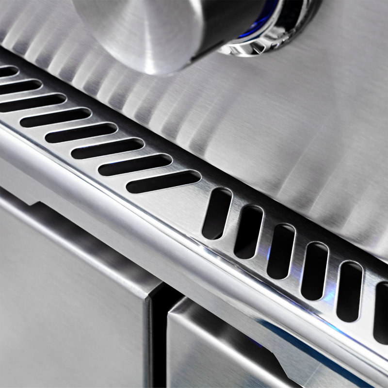 3-Burner Convertible Gas Grill with Rotisserie, Natural Gas