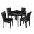 Keyera Square Dining Set,5 Piece Wooden Dining Table Set,dining table set,dining room set-172524953-184568347-184568348