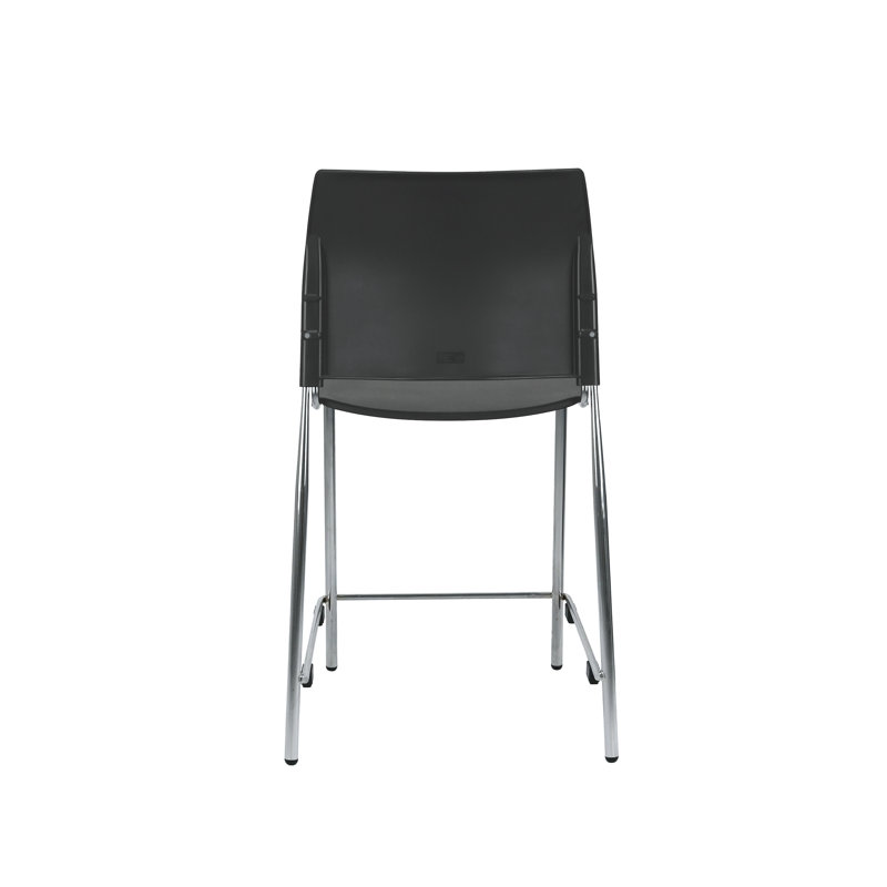 Tabouret Jody, Gris anthracite, Tabouret de comptoir (siège d'une hauteur de 24 p