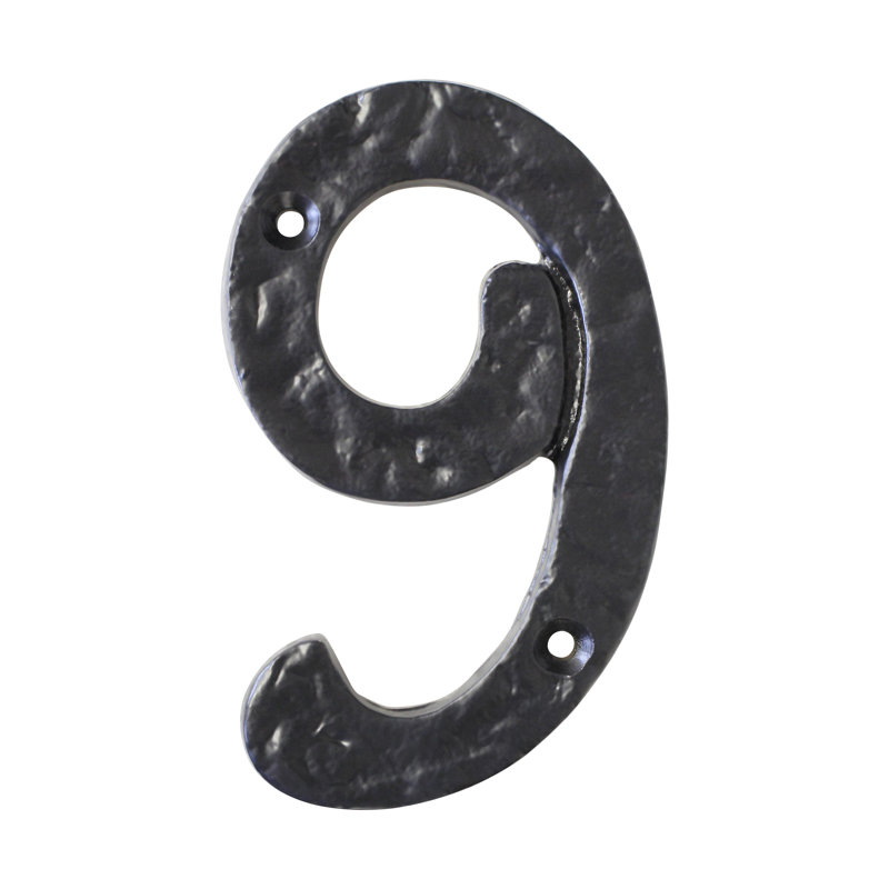 Numéro de maison 4 po, 9