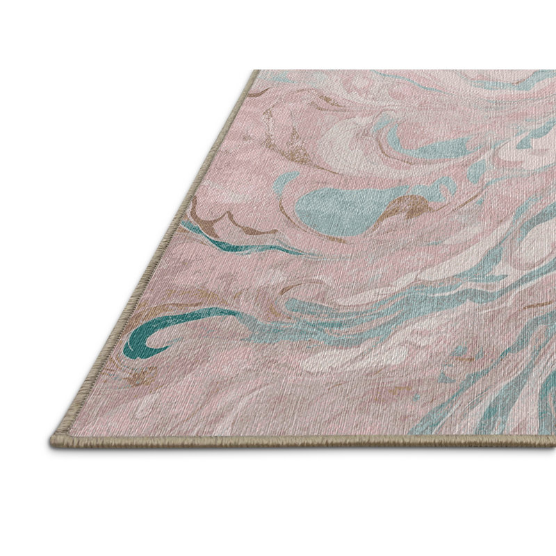 Machine Washable Beige Area Rug