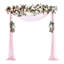 Soissons 206cm W x 41cm D Metal Iron Arbour in Clear