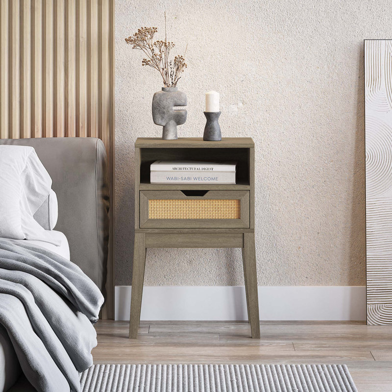 Table de bout avec rangement Lashuna
