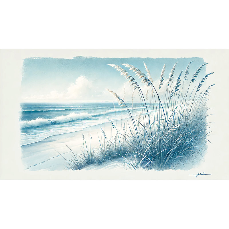 "Coastal Calm", impression sur toile tendue, H 24 po x l 42 po