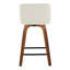 Tabouret de comptoir pivotant 24,25 po Makynze