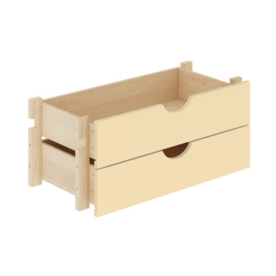 Ensemble de rangement modulaire 2 tiroirs Chirlin