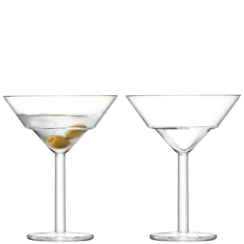 Mixologist Handmade Glass Martini Glass
