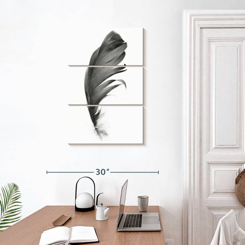 Black Feather, 32" H x 20" W