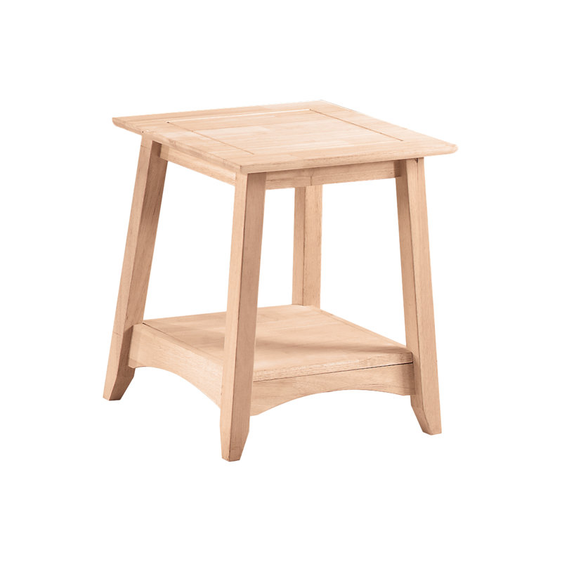 Manatuto Solid Wood End Table