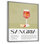 Reproduction d'art murale rouge sangria 5 A 7 - cocktails