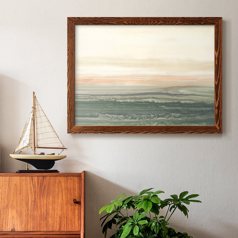 Atlantic Sunrise I, reproduction d'art sur toile, Érable, H 28 po x l 42 po x P 1,5 po