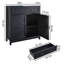 Buffet en bois avec tiroir et tablette réglable Everett-2099757196