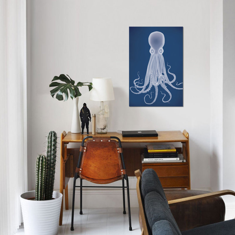 « octopus 8 i », impression sur toile, H 12 po x l 8 po x P 0,75 po
