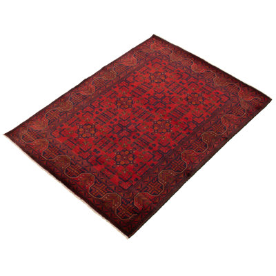 Andreka One-of-a-Kind 5'1" X 6'8" 2010s Wool Area Rug in Red