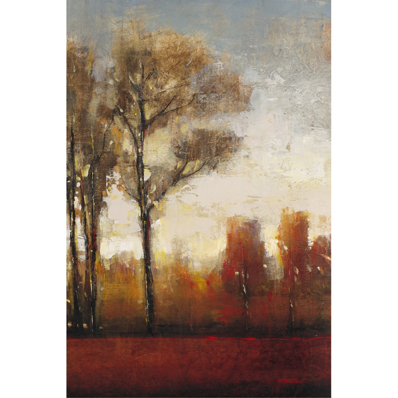Tall Trees II - Wrapped Canvas Painting, 76cm H x 51cm W x 3.8cm D