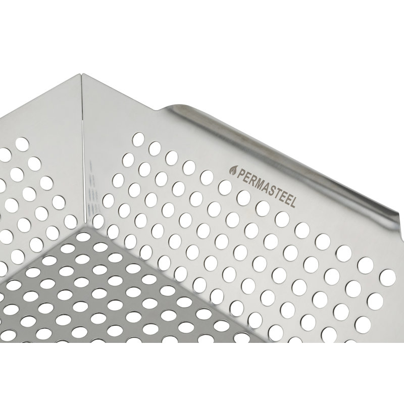 Permasteel Heavy Duty Large Grilling Basket