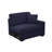 Modular Oversized Seat 91 in. Plush Chenille Loveseat Cloud Couch Sofa with Ottoman, Washable Cover-123029493
