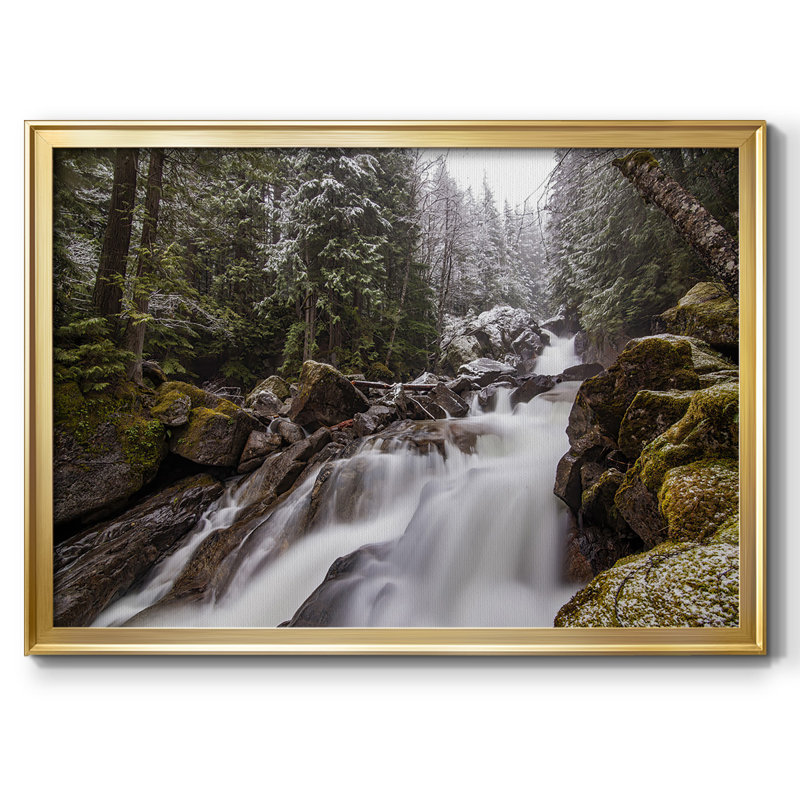 " The Rush ", Gold, 30" H x 44" W x 1.5" D