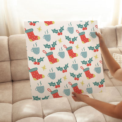 «Holiday Holiday Christmas Basing I», reproduction d'art moderne sans cadre