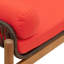 Latitude Run® Patio Bench With Cushion Brown Poly Rattan Acacia