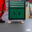 Ensemble de 4 roulettes industrielles avec freins 4800 lb pour établi