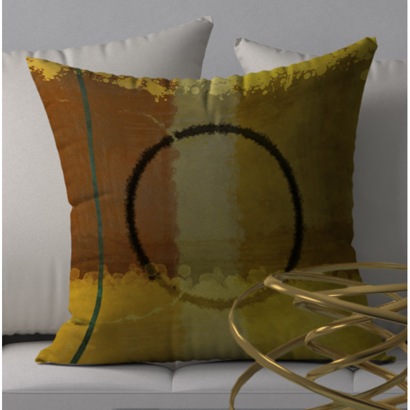 Coy Reversible Throw Pillow, 24" x 24"